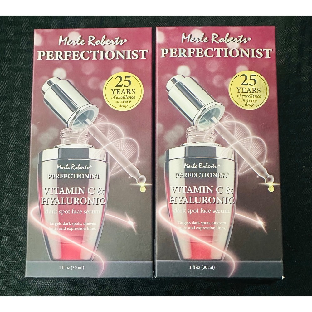 Merle Roberts Dark Spot Serum Vitamin C 1oz Lot 2 Discontinued HTF NIB Skincare